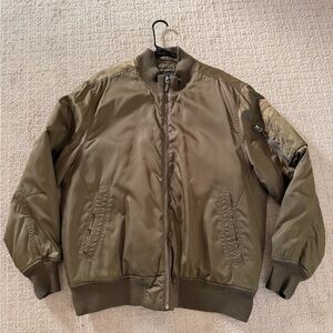 Structure Men's Olive Bomber Jacket